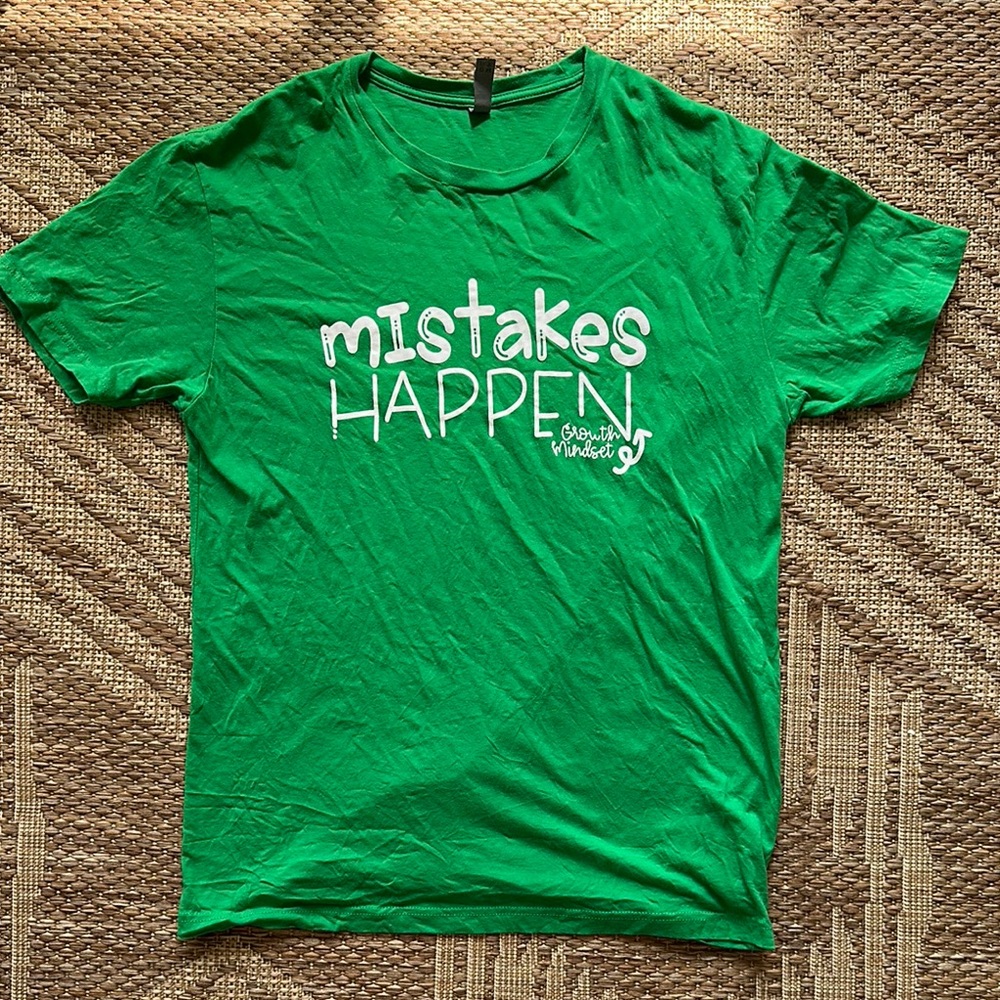 Green Growth Mindset T shirt